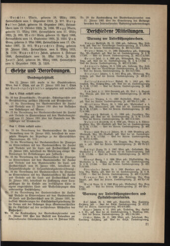 Verordnungsblatt der steiermärkischen Landesregierung 19310225 Seite: 3