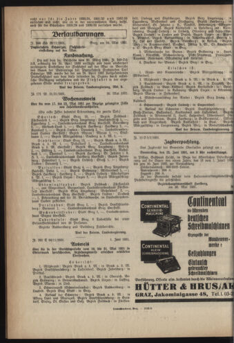 Verordnungsblatt der steiermärkischen Landesregierung 19310603 Seite: 2