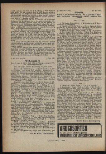 Verordnungsblatt der steiermärkischen Landesregierung 19310722 Seite: 4