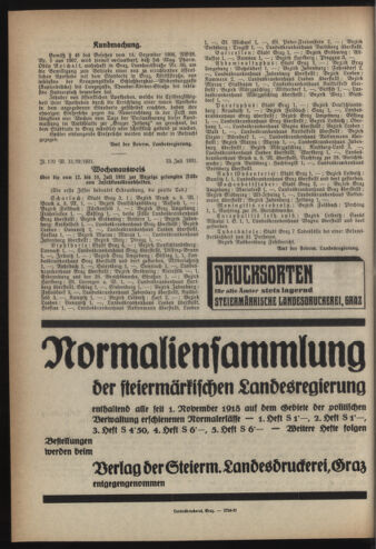 Verordnungsblatt der steiermärkischen Landesregierung 19310729 Seite: 4