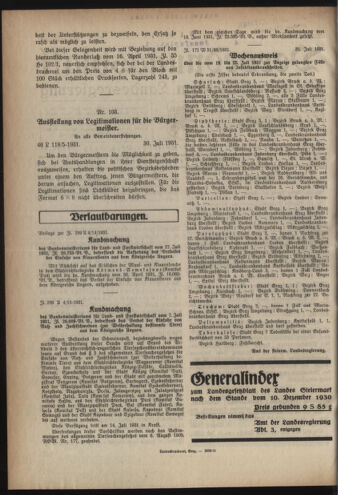 Verordnungsblatt der steiermärkischen Landesregierung 19310812 Seite: 2