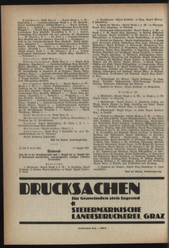 Verordnungsblatt der steiermärkischen Landesregierung 19310819 Seite: 4