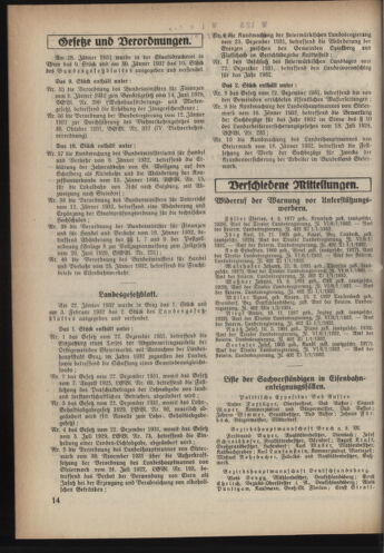 Verordnungsblatt der steiermärkischen Landesregierung 19320203 Seite: 2