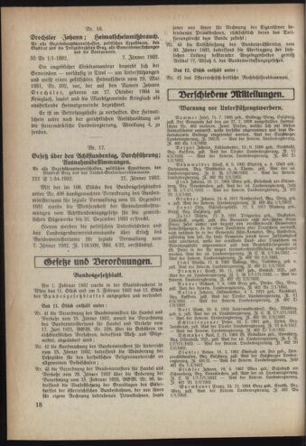 Verordnungsblatt der steiermärkischen Landesregierung 19320210 Seite: 2