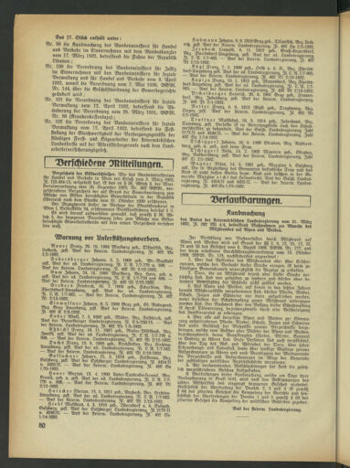 Verordnungsblatt der steiermärkischen Landesregierung 19320420 Seite: 4