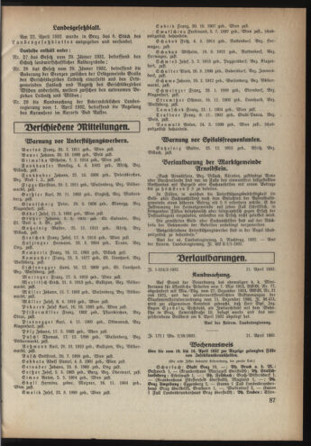 Verordnungsblatt der steiermärkischen Landesregierung 19320427 Seite: 3