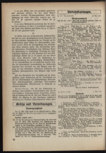 Verordnungsblatt der steiermärkischen Landesregierung 19320518 Seite: 2