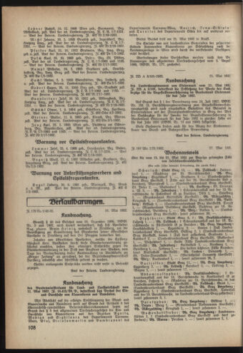 Verordnungsblatt der steiermärkischen Landesregierung 19320601 Seite: 6