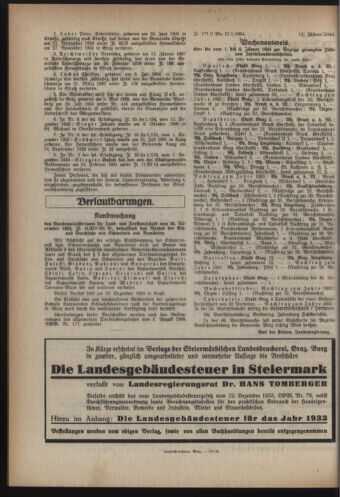 Verordnungsblatt der steiermärkischen Landesregierung 19340117 Seite: 2