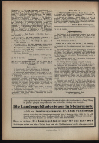 Verordnungsblatt der steiermärkischen Landesregierung 19340124 Seite: 4