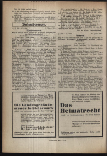 Verordnungsblatt der steiermärkischen Landesregierung 19340207 Seite: 2