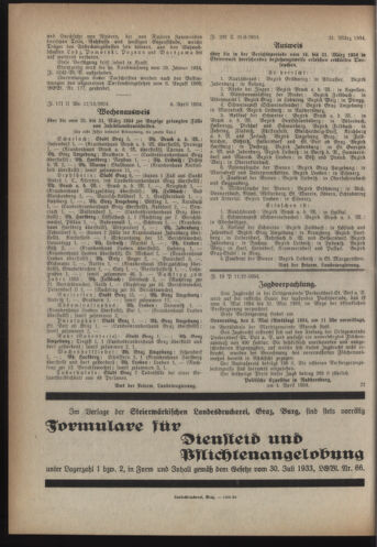 Verordnungsblatt der steiermärkischen Landesregierung 19340411 Seite: 4