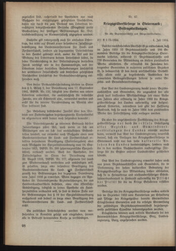 Verordnungsblatt der steiermärkischen Landesregierung 19340725 Seite: 2