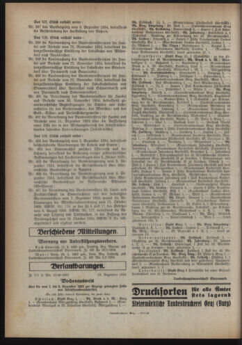 Verordnungsblatt der steiermärkischen Landesregierung 19341219 Seite: 2