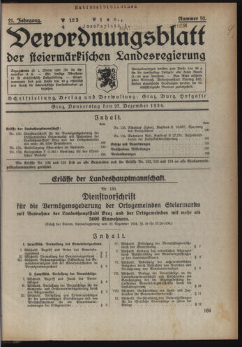 Verordnungsblatt der steiermärkischen Landesregierung