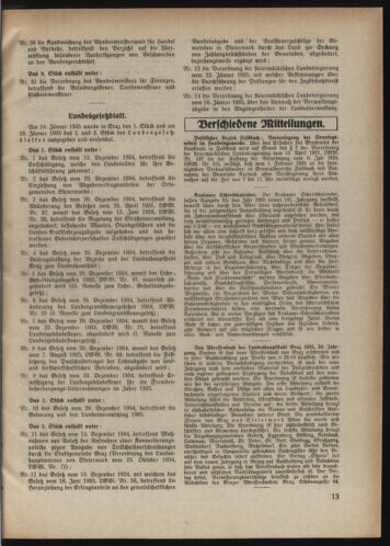 Verordnungsblatt der steiermärkischen Landesregierung 19350130 Seite: 3