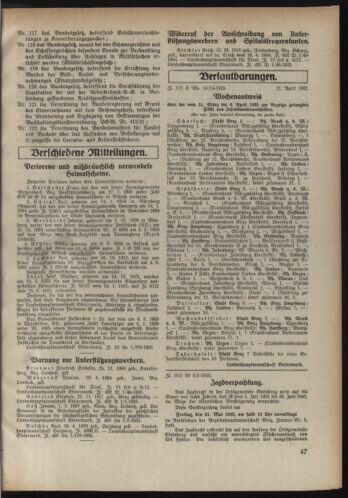 Verordnungsblatt der steiermärkischen Landesregierung 19350417 Seite: 3