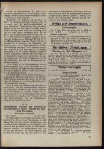 Verordnungsblatt der steiermärkischen Landesregierung 19350605 Seite: 3