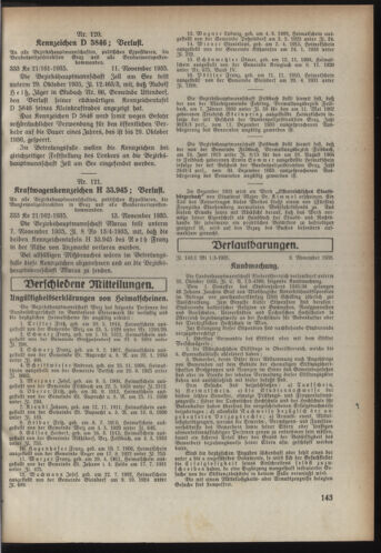 Verordnungsblatt der steiermärkischen Landesregierung 19351120 Seite: 3