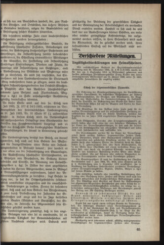 Verordnungsblatt der steiermärkischen Landesregierung 19360513 Seite: 3