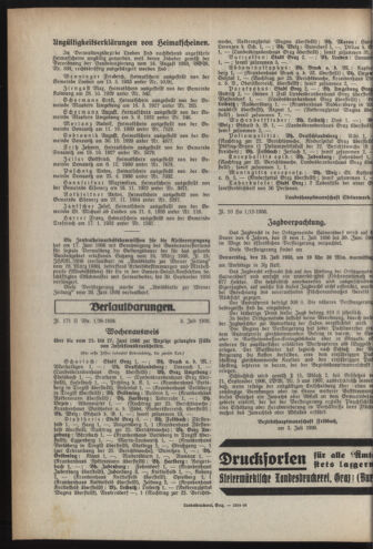 Verordnungsblatt der steiermärkischen Landesregierung 19360708 Seite: 2