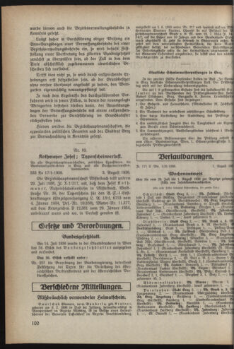 Verordnungsblatt der steiermärkischen Landesregierung 19360819 Seite: 2