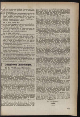 Verordnungsblatt der steiermärkischen Landesregierung 19360826 Seite: 3