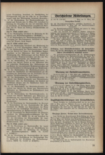 Verordnungsblatt der steiermärkischen Landesregierung 19370331 Seite: 3