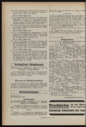 Verordnungsblatt der steiermärkischen Landesregierung 19370526 Seite: 2