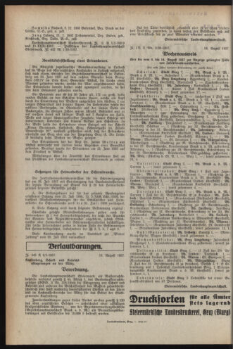 Verordnungsblatt der steiermärkischen Landesregierung 19370825 Seite: 2