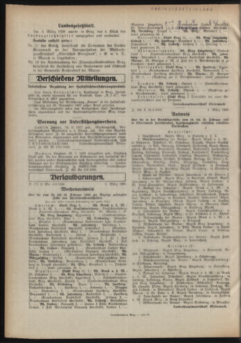 Verordnungsblatt der steiermärkischen Landesregierung 19380309 Seite: 2