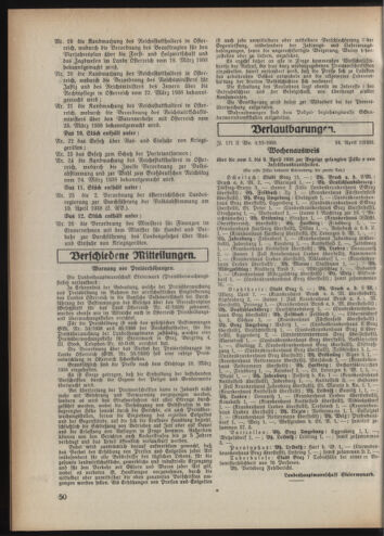 Verordnungsblatt der steiermärkischen Landesregierung 19380420 Seite: 2