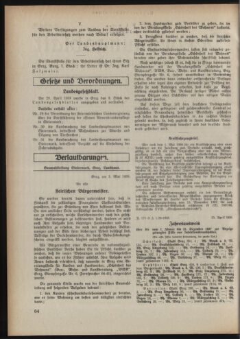 Verordnungsblatt der steiermärkischen Landesregierung 19380504 Seite: 2