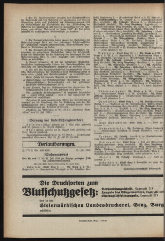 Verordnungsblatt der steiermärkischen Landesregierung 19380803 Seite: 4