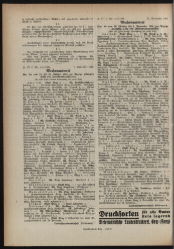 Verordnungsblatt der steiermärkischen Landesregierung 19381119 Seite: 2