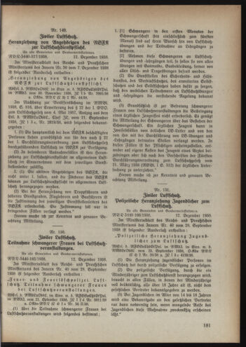 Verordnungsblatt der steiermärkischen Landesregierung 19381217 Seite: 11