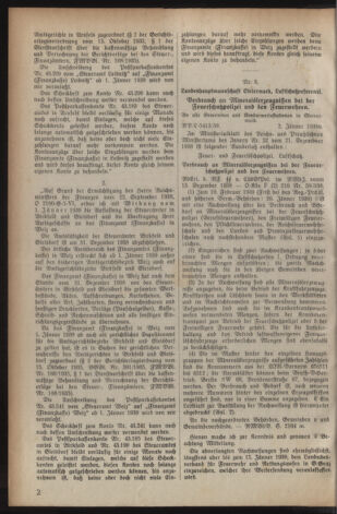 Verordnungsblatt der steiermärkischen Landesregierung 19390104 Seite: 2