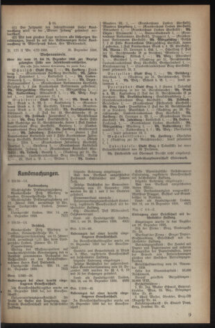 Verordnungsblatt der steiermärkischen Landesregierung 19390107 Seite: 3