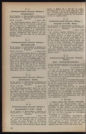 Verordnungsblatt der steiermärkischen Landesregierung 19390111 Seite: 2