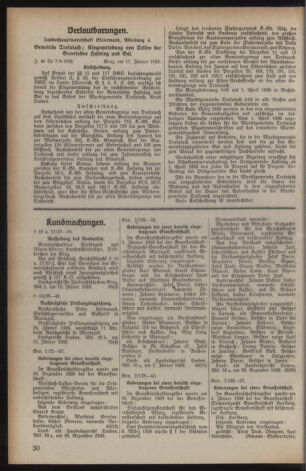 Verordnungsblatt der steiermärkischen Landesregierung 19390121 Seite: 4