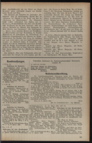 Verordnungsblatt der steiermärkischen Landesregierung 19390208 Seite: 3