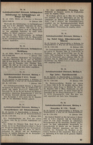 Verordnungsblatt der steiermärkischen Landesregierung 19390218 Seite: 3