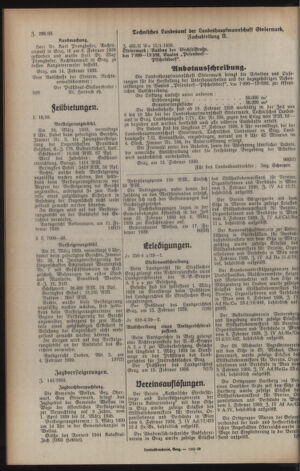 Verordnungsblatt der steiermärkischen Landesregierung 19390218 Seite: 8