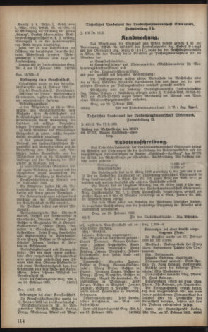 Verordnungsblatt der steiermärkischen Landesregierung 19390304 Seite: 6