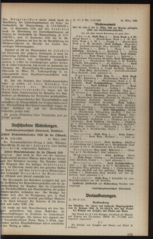 Verordnungsblatt der steiermärkischen Landesregierung 19390325 Seite: 7