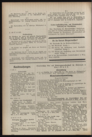 Verordnungsblatt der steiermärkischen Landesregierung 19390325 Seite: 8