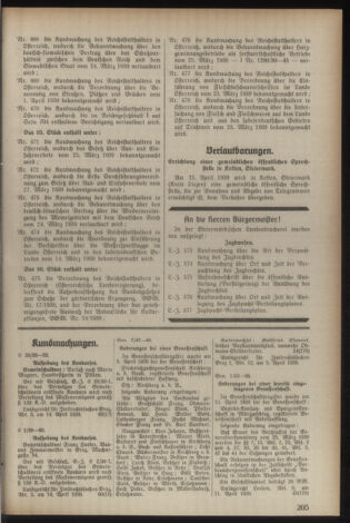 Verordnungsblatt der steiermärkischen Landesregierung 19390426 Seite: 3