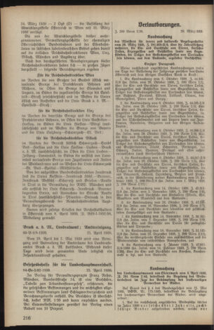 Verordnungsblatt der steiermärkischen Landesregierung 19390503 Seite: 2