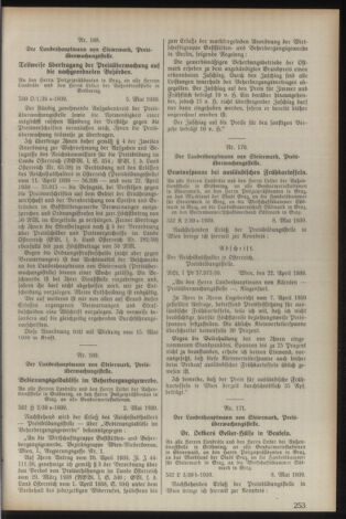 Verordnungsblatt der steiermärkischen Landesregierung 19390517 Seite: 3