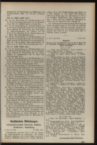 Verordnungsblatt der steiermärkischen Landesregierung 19390517 Seite: 9